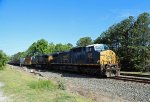 CSX 254 leads train L620-05 northbound